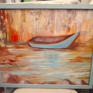 The Boat 16x20 Acrylic Painting